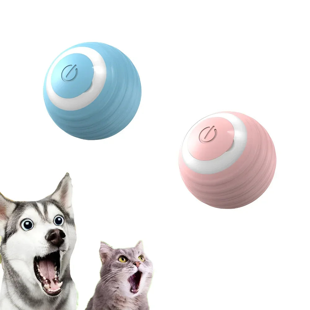 ABS Smart Scrolling Toy Cat Toys Spin Ball Cat's Accessories Interactive Things for Cats USB Charging Pet Electric Supplies Home